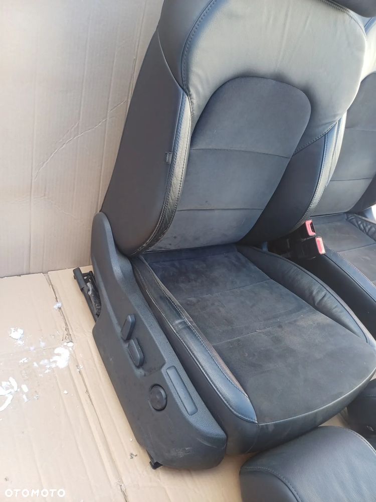 Fotele Skoda Superb 2 skóra alkantara grzane z pamieciami Kombi Europa - 14