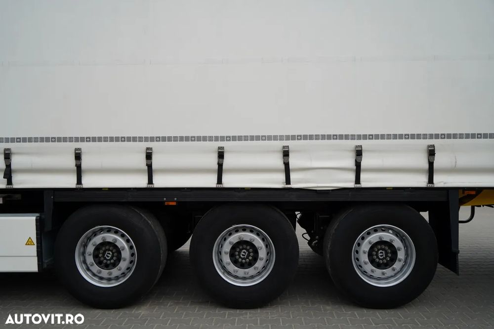 Krone CORTINĂ KRONE / 2024 / COȘ PENTRU PALEȚI / 2 AXE RIDICATIVE / PUȚIN FOLOSIT / - 28