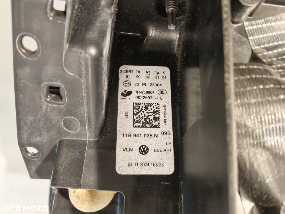 Volkswagen ID.4 IQ LED PRZÓD STRONA LEWA LAMPA PRZEDNIA 11B941035N - 10