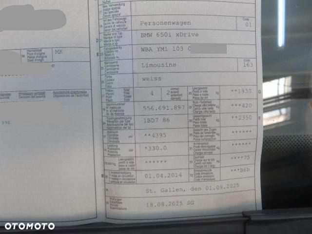 BMW Seria 6 650i xDrive Edycja M Sport - 22