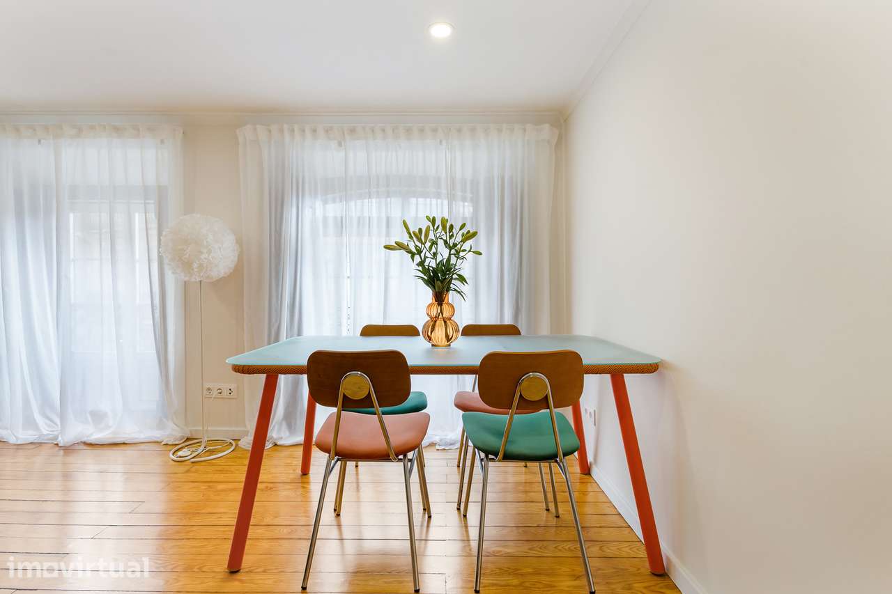 T1+1 renovado na Graça | Cozinha equipada | Pronto a habitar - Grande imagem: 4/24