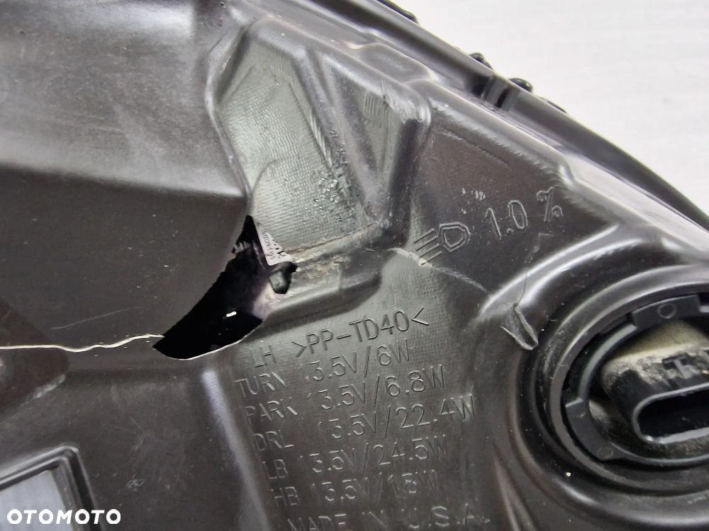 TESLA 3 17- LEWA LAMPA PRZEDNIA PRZÓD FULL LED , NR 1077375-50-B , NR AUKCJI LA691 - 19