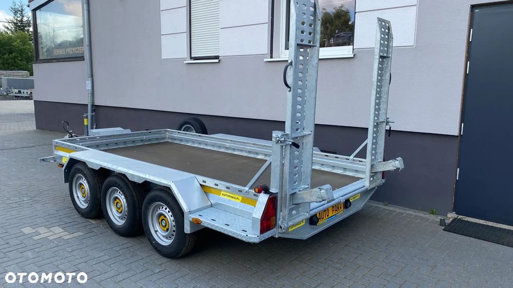 Wark KOP 35/37 Przyczepa Podkoparkowa 3-Osie, 370x180 CM, DMC 3500 KG, z najazdami stalowymi 170 cm - 4