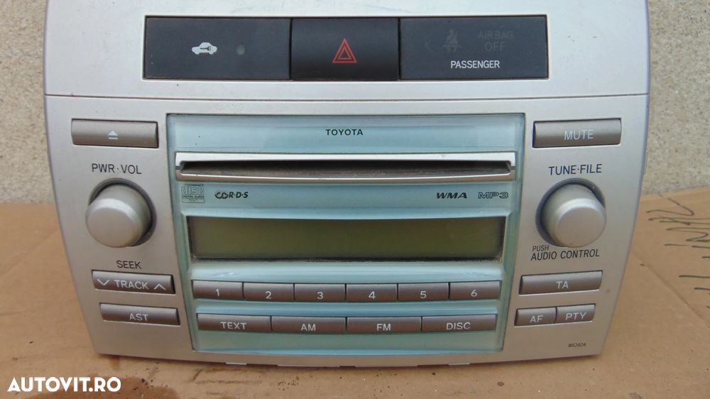 CD Player Toyota Corolla an 2007 cod 86120-0F030 - 2