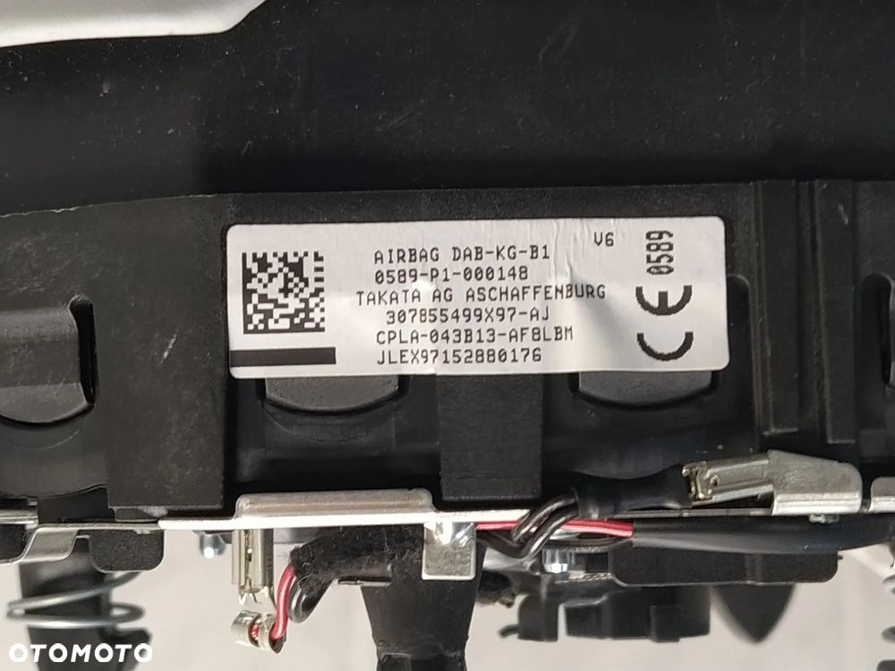 RANGE ROVER VOGUE L405 SPORT L494 AIRBAG PODUSZKA POWIETRZNA KIEROWCY SZARA SKÓRA ORYGINAŁ - 8