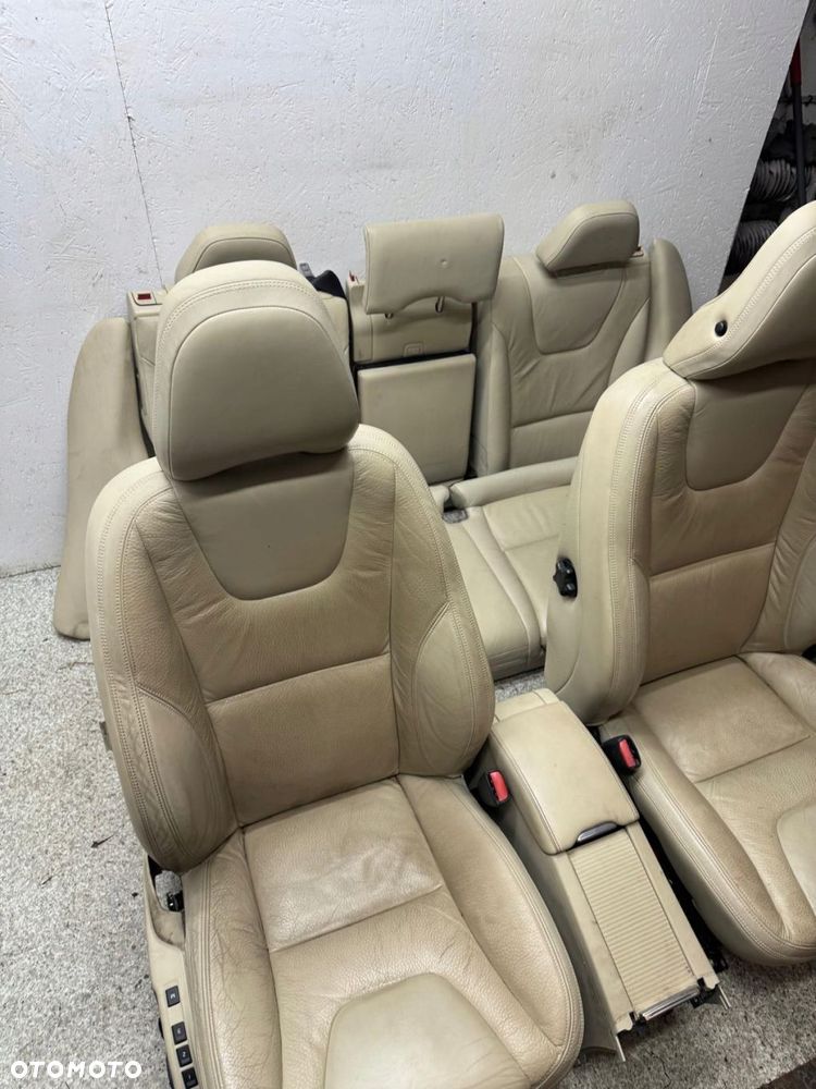 fotel lewy prawy kanapa komplet volvo v60 i 2011-2018 skóra - 12