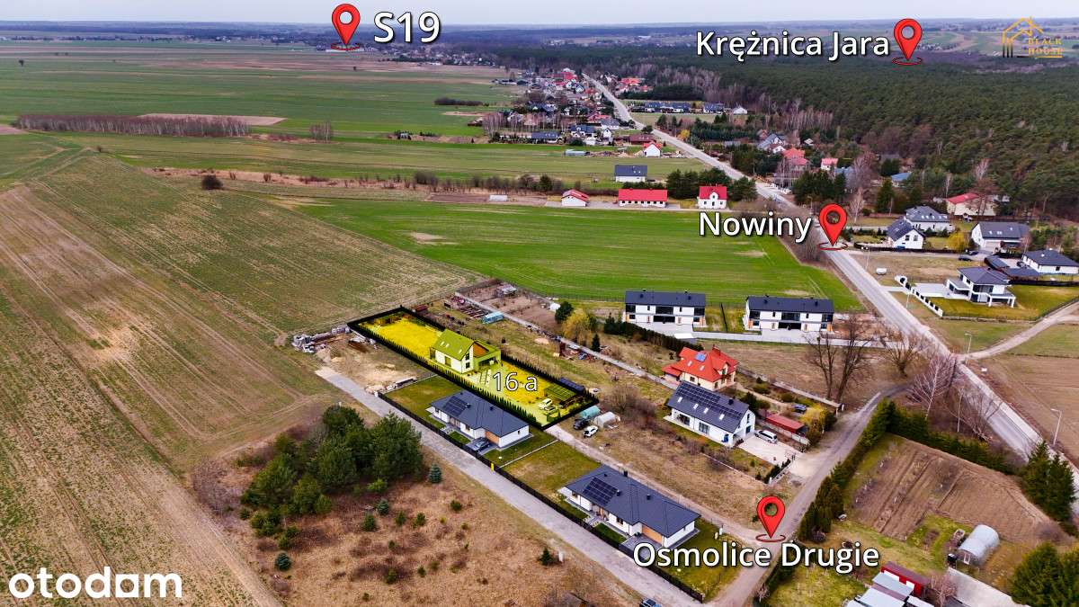 Dom 151,81 m² | 16 arów | Nowiny | Osmolice Drugie - Pełny obrazek: 3/20