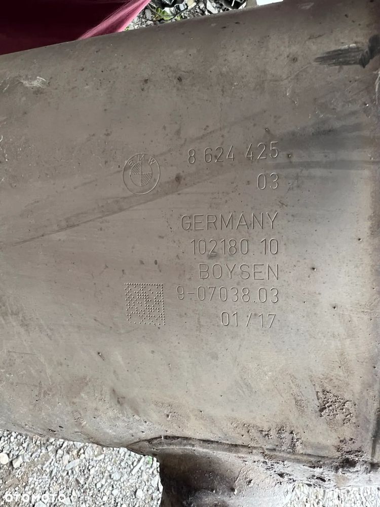 Tłumik środkowy końcowy wydech rura BMW 3 F30 1.5 8624425 - 6