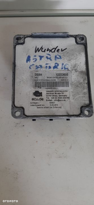 STEROWNIK SILNIKA DELPHI - 12223650 DSBH OPEL ASTRA G ,II 1.6/16V - 2