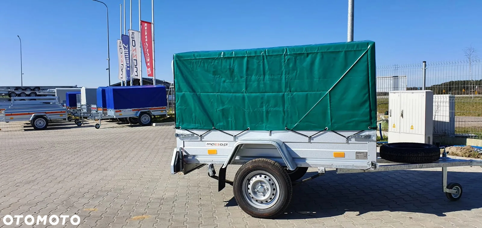 Rydwan Dostawa przyczepka 245x125x130 DMC750kg, stelaż i plandeka RESOR! SOLIDNA I MOCNA - 8