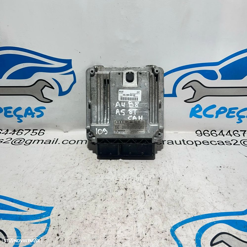 .Centralina Motor Bosch VW VAG Audi 2.0 TDi CAH 03L 906 022 NP / 0 281 016 141 - 2