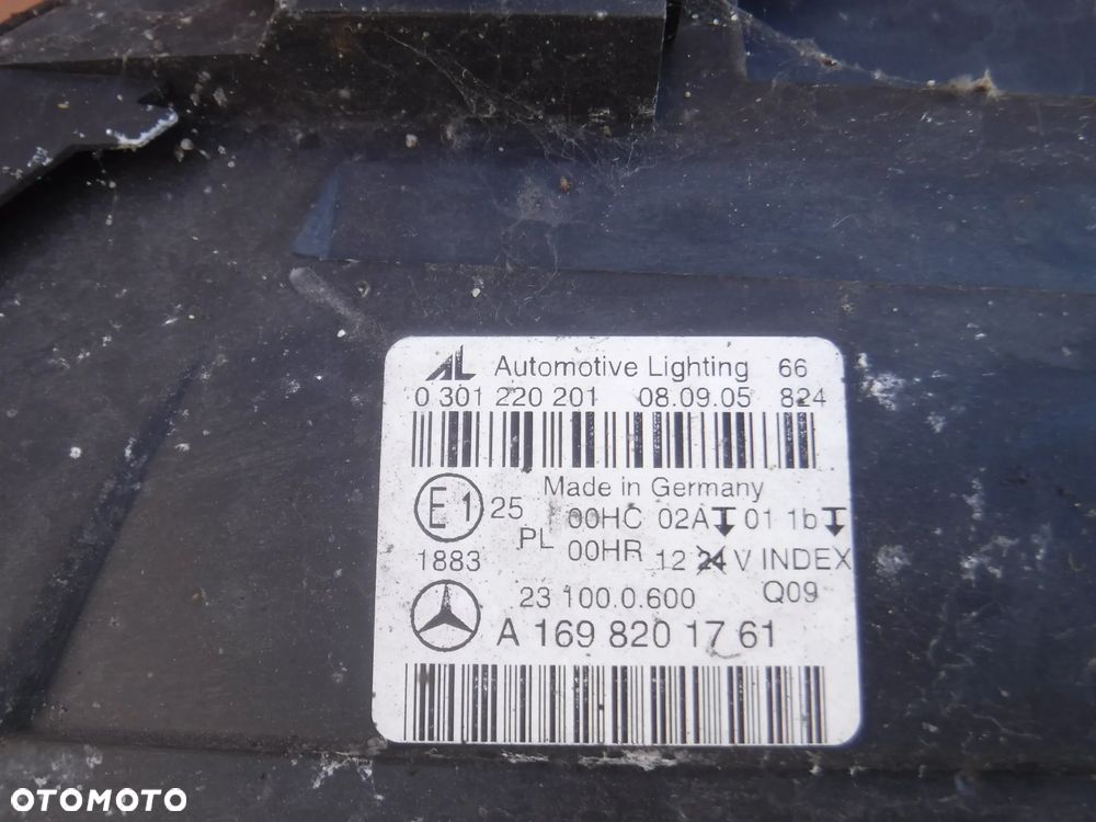 Mercedes W245 B klasa lampa przod lewa Europa A1698201761 - 3