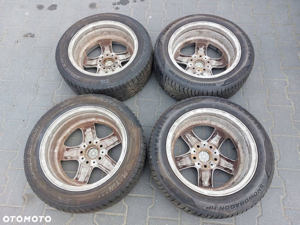 KOŁA KOMPLET FELGI OPONY 4 SZT 5x120 7Jx16 205/55R16 BMW E46 6769401 - 10