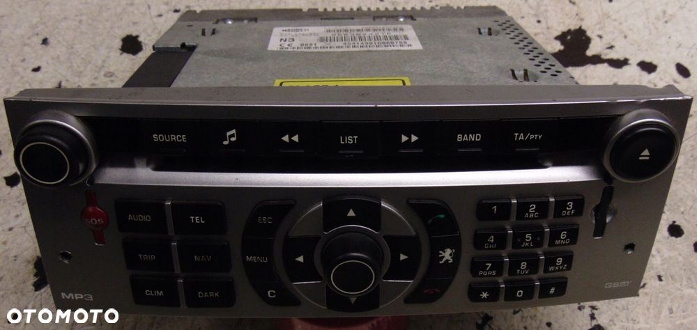 FABRYCZNE RADIO CD PEUGEOT 407 SW EUROPA - 1