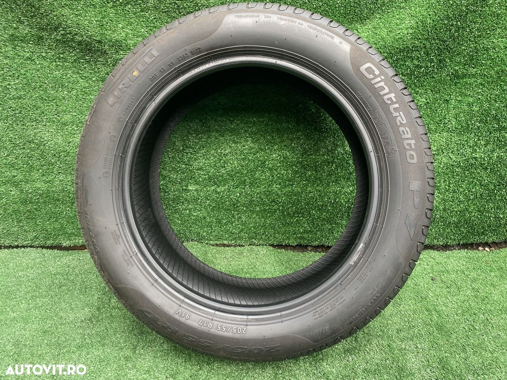 Set 4 anvelope vara Pirelli Cinturato P7 205 55 R17 91V Dot 0922 7.1mm - 2