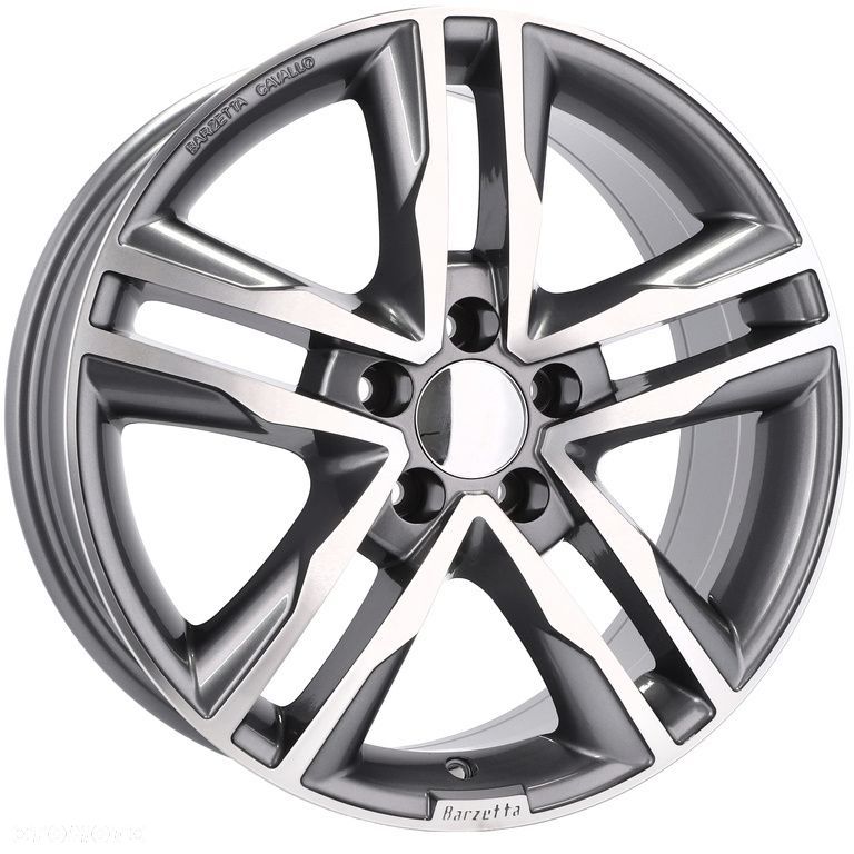 4x Felgi 17 VW m.in. do VOLKSWAGEN California Caravelle Multivan T6 Transporter 1250kg - BK424 - 8