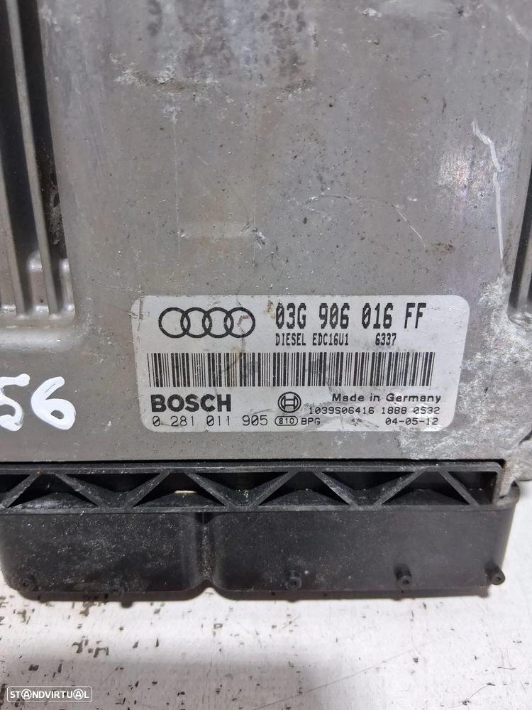 .Centralina Motor Bosch VW VAG Audi 2.0 TDi BKD 03G 906 016 FF / 0 281 011 905 - 3