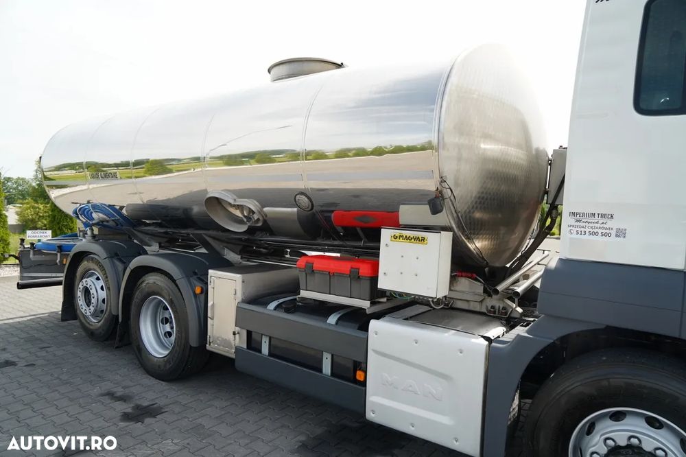 MAN TGS 460 / CISTERNĂ 15.000 L / 6x4 / 6x2 / 4x4 / PUNȚĂ RIDICATĂ / EURO 6 / - 14