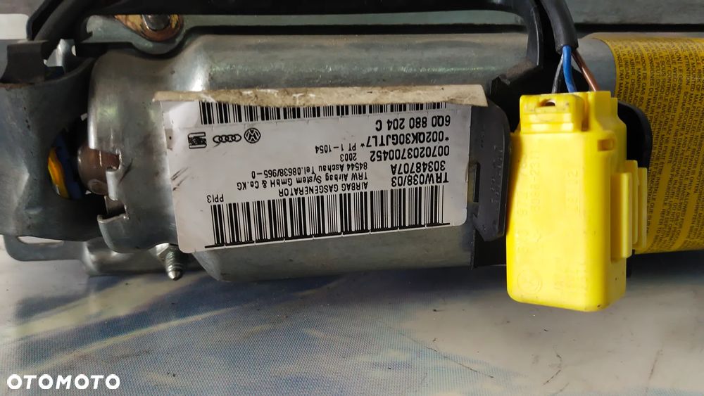 Poduszka powietrzna pasażera do Volkswagena Polo IV 9N3 2005-2009 - 5