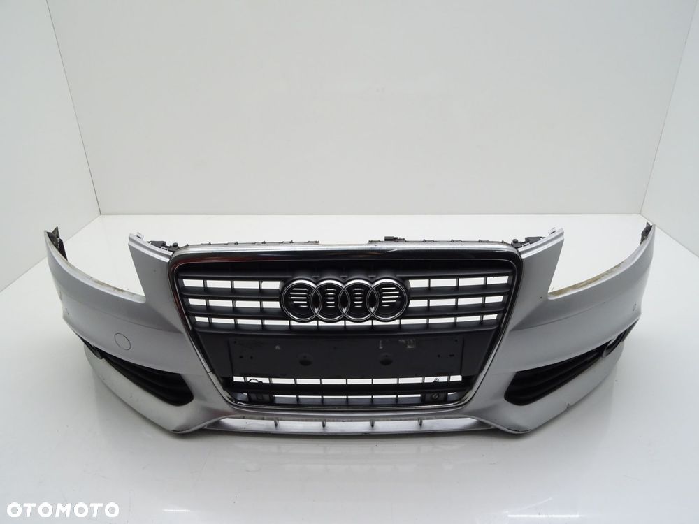 Zderzak przód przedni pdc lx7w atrapa grill halogen 8k0807437 audi a4 b8 - 4