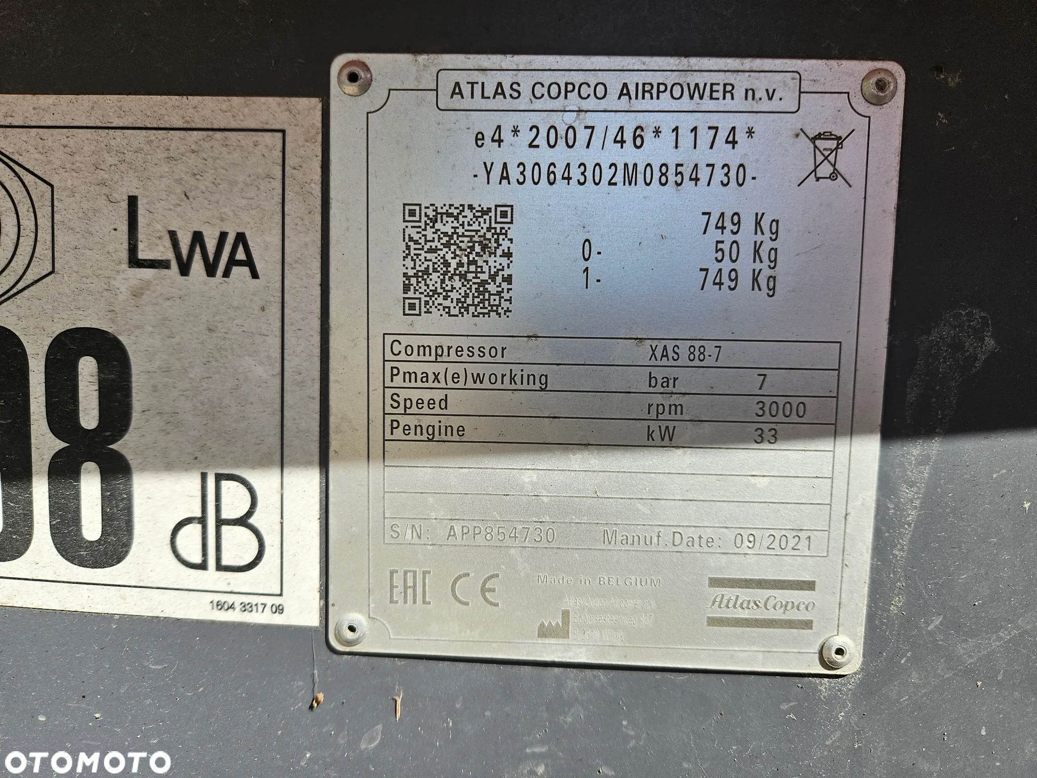 Atlas Copco XAS 68-10 - 12