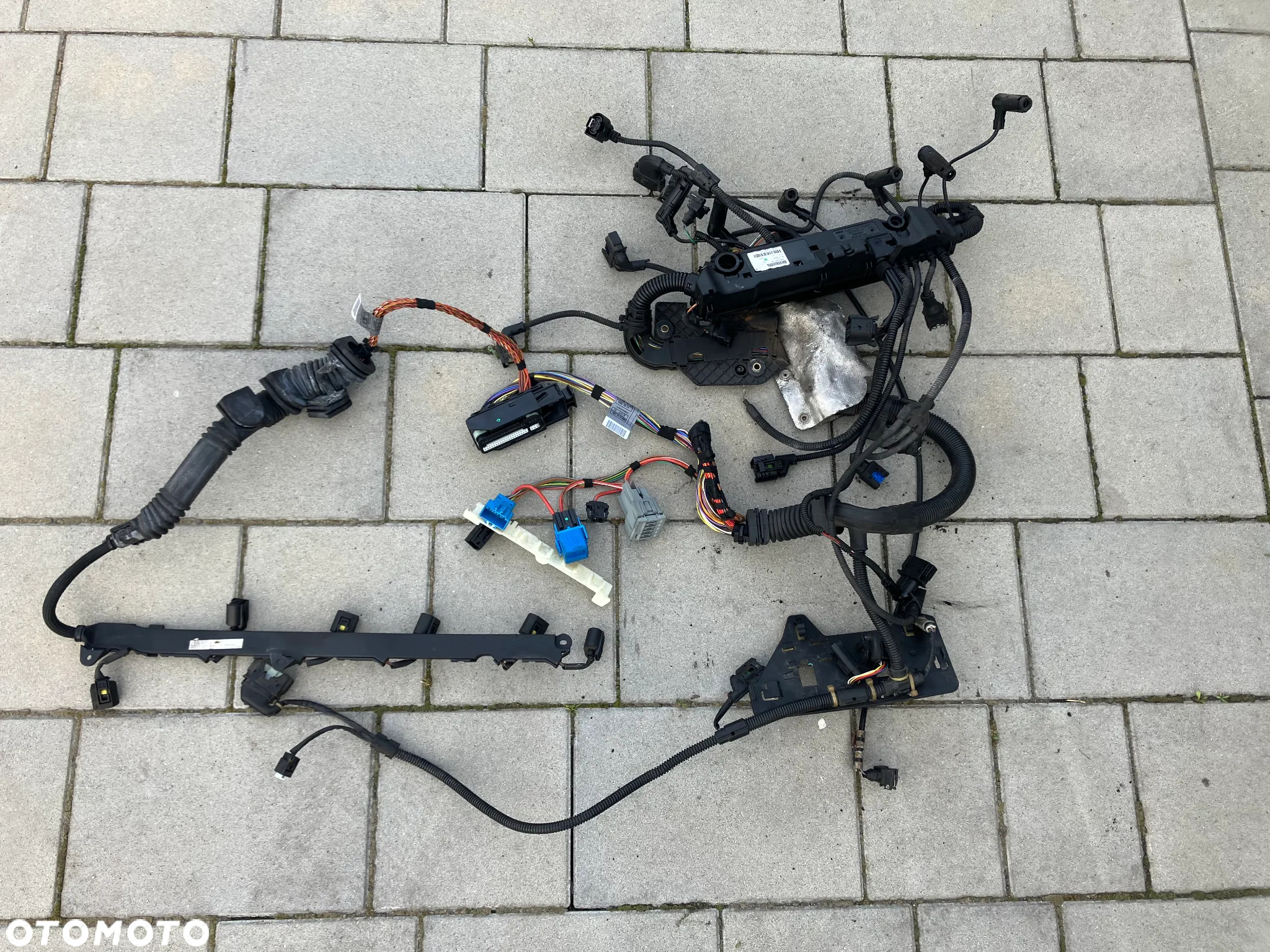 Wiązka instalacja silnika BMW M57N 231KM 3.0d MANUAL E60 E61 X-DRIVE 530xd EUROPA przewody 7796110 7802569 7801726 7550342 7796101 - 7