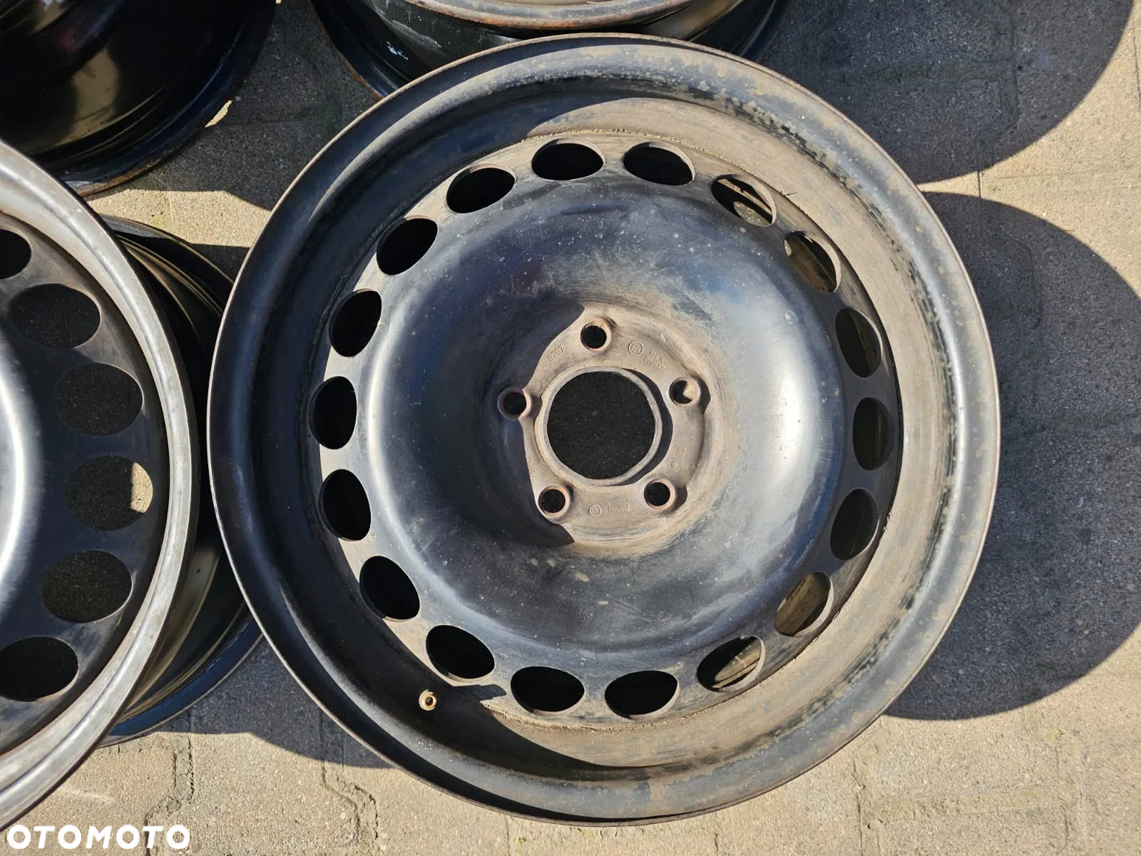 (S15) Felgi stalowe 16'' Audi A4 B8 B9 A6 C7 Mercedes A B C E Klasa / 7,5x16 ET45 5x112 - 6