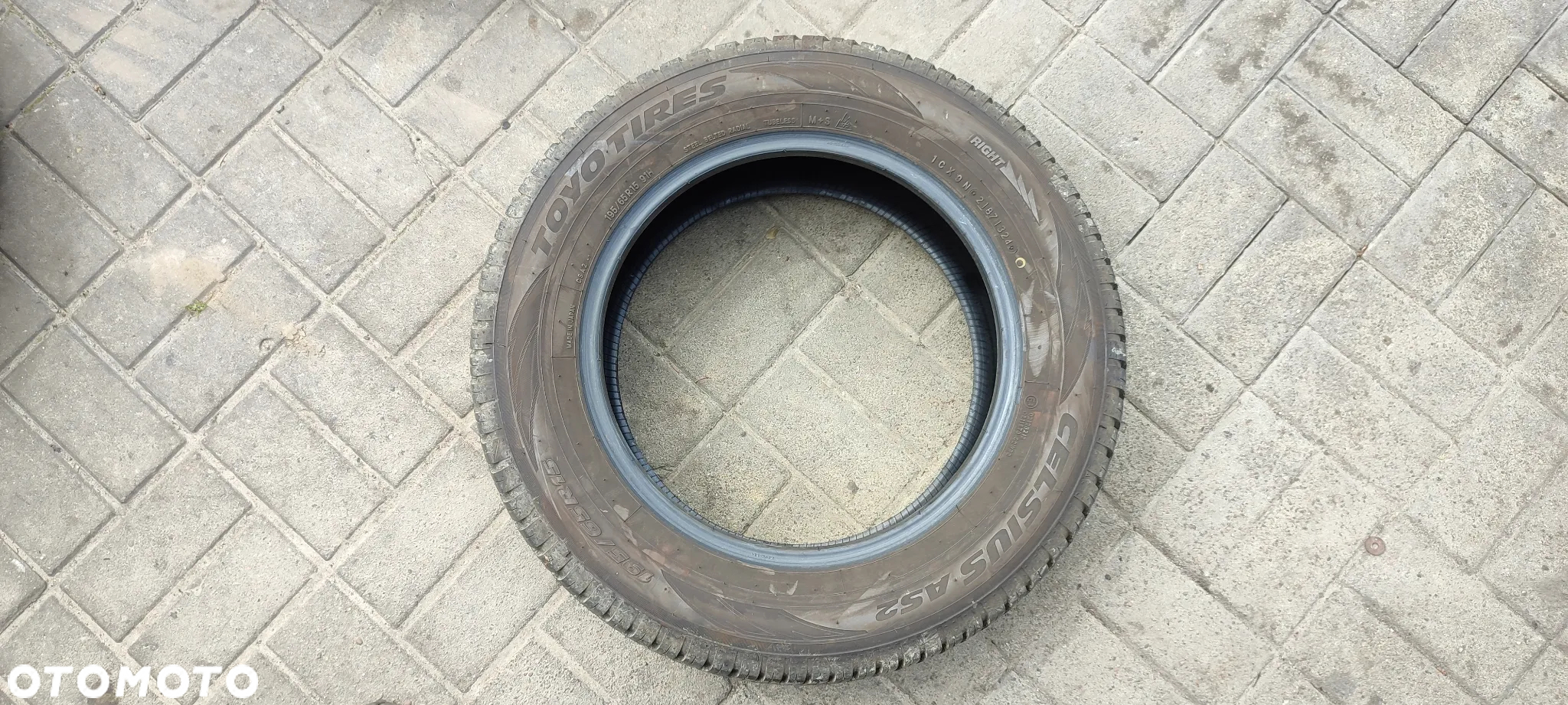 OPONY WIELOSEZONOWE 195/65R15 TOYO TIMES CELSIUS AS2 (1324) WIELOSEZONOWE 8mm 4 SZTUKI KOMPLET - 3