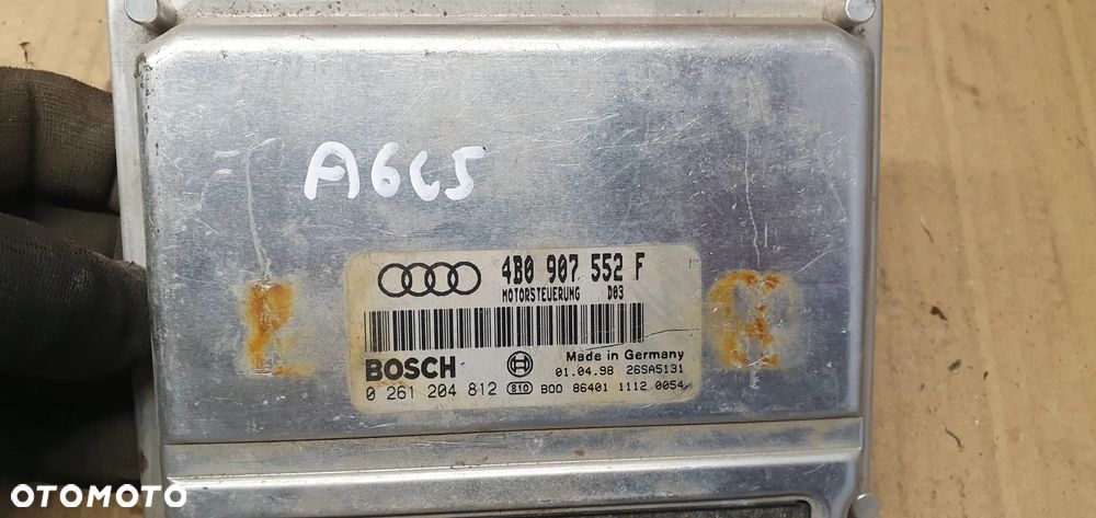 Komputer sterownik silnika Audi A6 C5 2.4 4B0907552F - 4