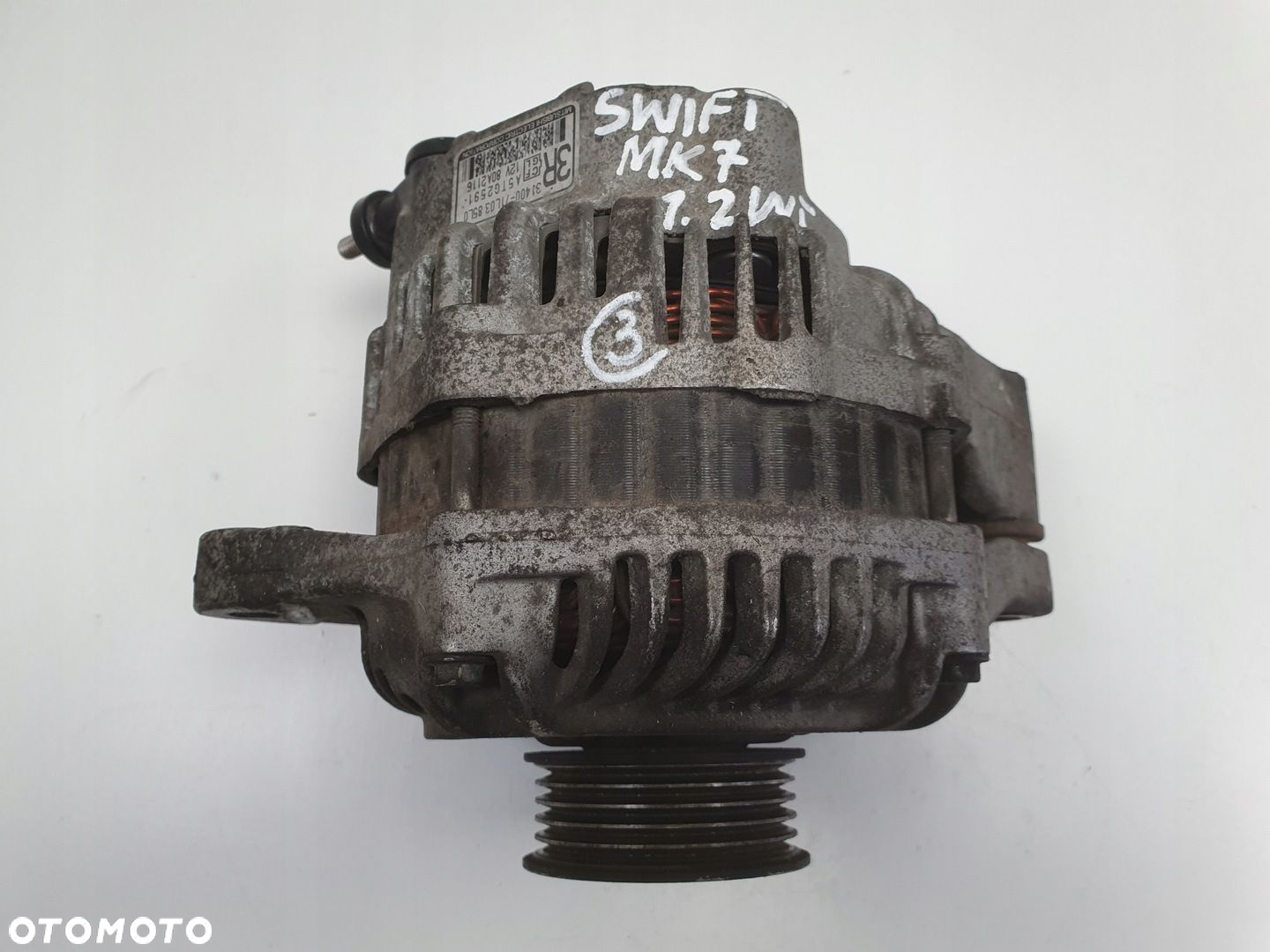 Suzuki Swift MK7 1.2 B ALTERNATOR A5TG2591 80A - 3