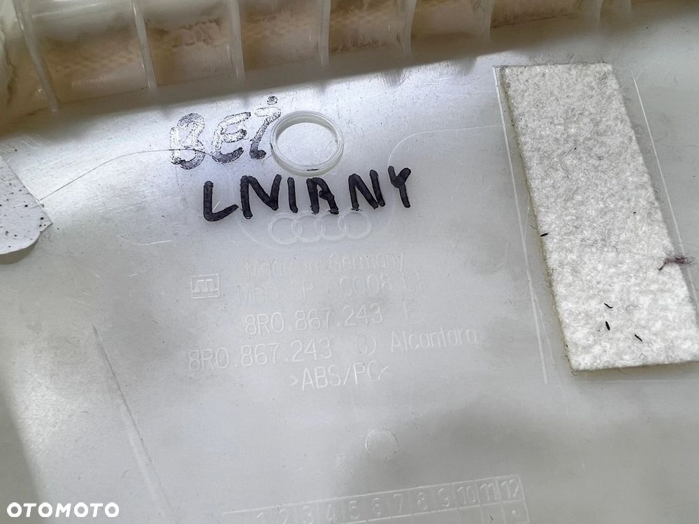 OSŁONA SŁUPKA B LEWA AUDI Q5 8R0867243F BEŻ - 7