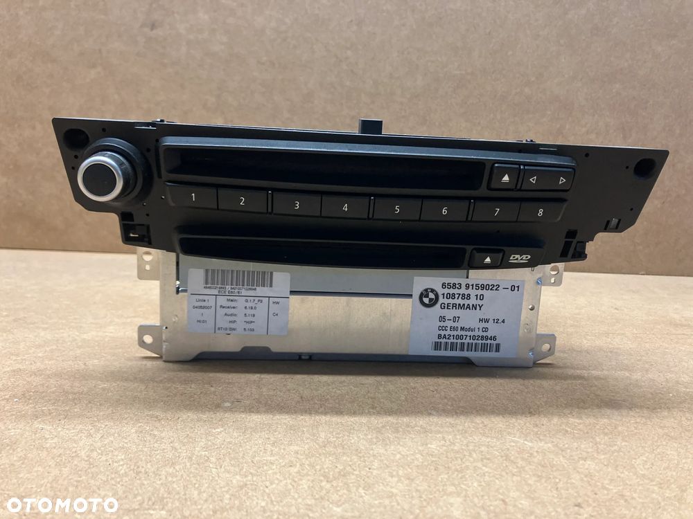 CZYTNIK NAWIGACJI BMW E60 E61 RADIO CCC LIFT POLSKE MENU 9159022 DVD NAVI NAWIGACJA - 2