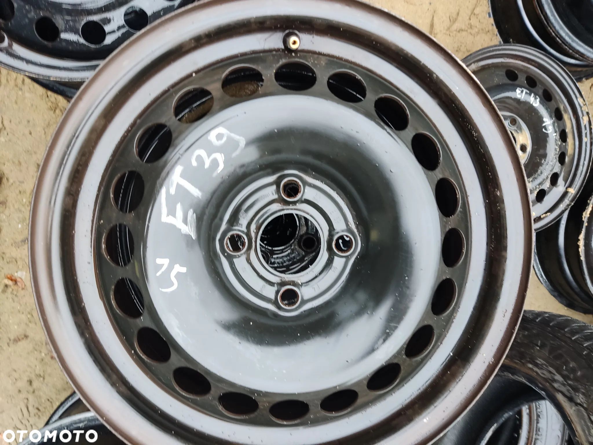 Felgi stalowe Opel Adam Corsa D E Combo 15 cali ET39 4x100 6Jx15H2 155001 - 1
