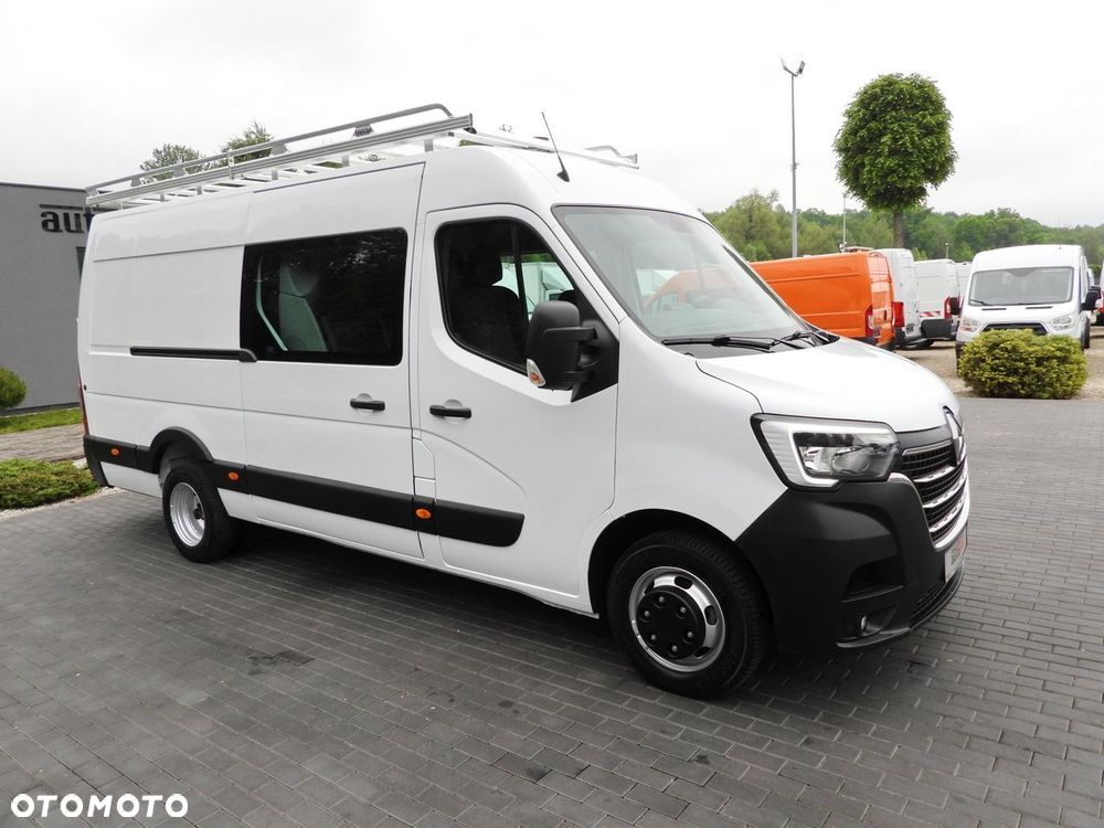 Renault MASTER FURGON BRYGADÓWKA 6 MIEJSC TEMPOMAT LEDY BLIŹNIACZE KOŁA KLIMATYZACJA  165KM - 5