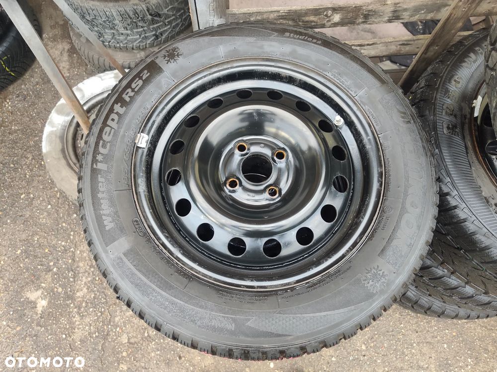4x100 Felgi Stalowe Stal 15 Koła Zimowe Zima KIA Rio Hyundai i20 Accent Mazda DEMIO 2 SUZUKI SWIFT TOYOTA YARIS Corolla 5,5mm Legnica ALU-RAD 185/65 - 1