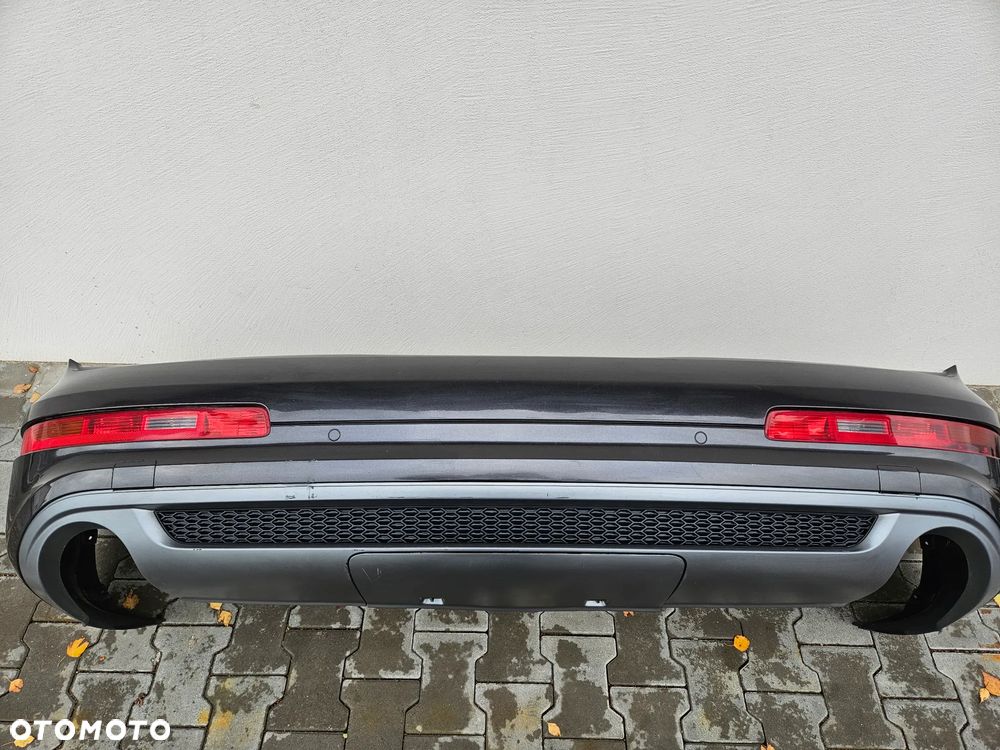 AUDI Q7 4L LIFT 09-15R ZDERZAK TYL TYLNI S-LINE KOMPLETNY LZ7L 4L0807521 AK - 3