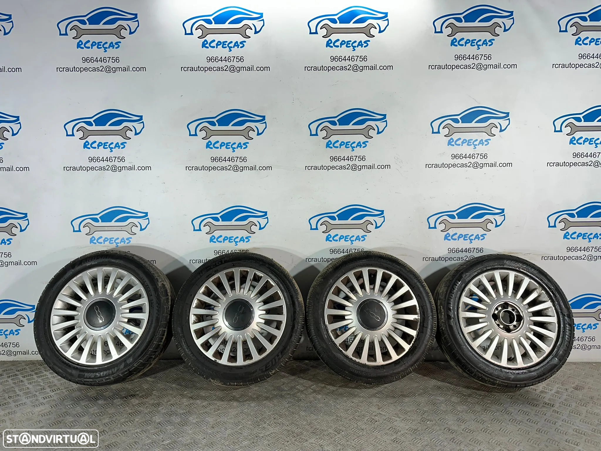 .Conjunto Jantes 15 Originais Fiat 4x98 6J ET35 51787641 - 2