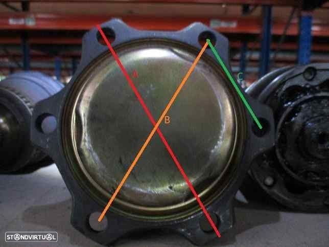 TRANSMISSÃO FRONTAL ESQUERDA AUDI A4 2001 - 1