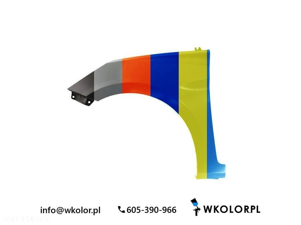 NOWY BŁOTNIK HYUNDAI ACCENT IV 2011-2017 LAKIEROWANY W KOLOR - 1