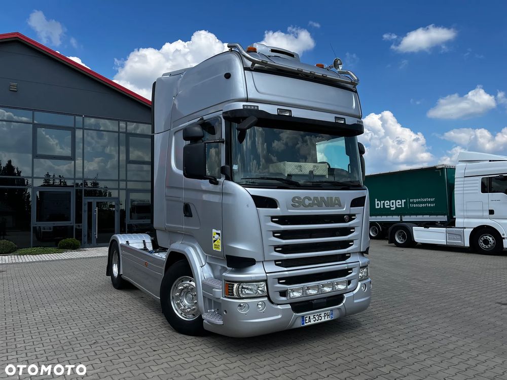 Scania R450 BEZ EGR/TOPLINE/SPROWADZONA Z FRANCJI/CAŁA NA PODUSZKACH/ALU FELGI/PTO/LODÓWKA/ - 1