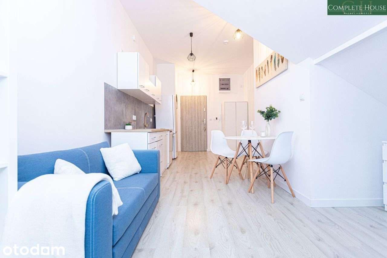 Jasny Apartament Dwupokojowy 30 m2 | Klimatyzacja