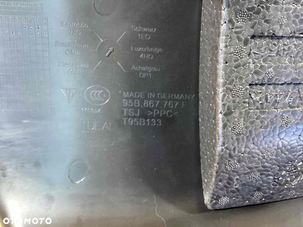 PORSCHE MACAN PRAWA LISTWA OSŁONA PROGU TYŁ 95B867767F 95b867767f1e0 - 4