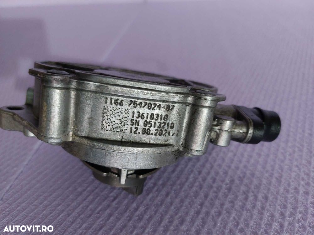 Pompa vacuum BMW E60 E61 E81 E82 E87 E88 E90 E91 E92 E93 Cod 7547024 - 3