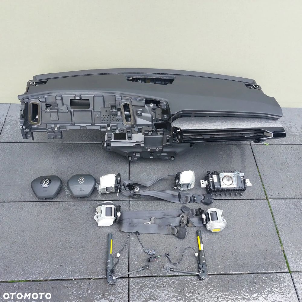 RENAULT AUSTRAL KONSOLA DESKA AIRBAG PODUSZKI PASY REG NAPRAWA