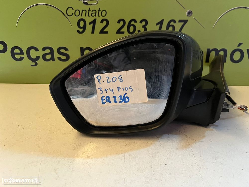 Peugeot 208 I - ESPELHO RETROVISOR ESQUERDO - ER236 - 6