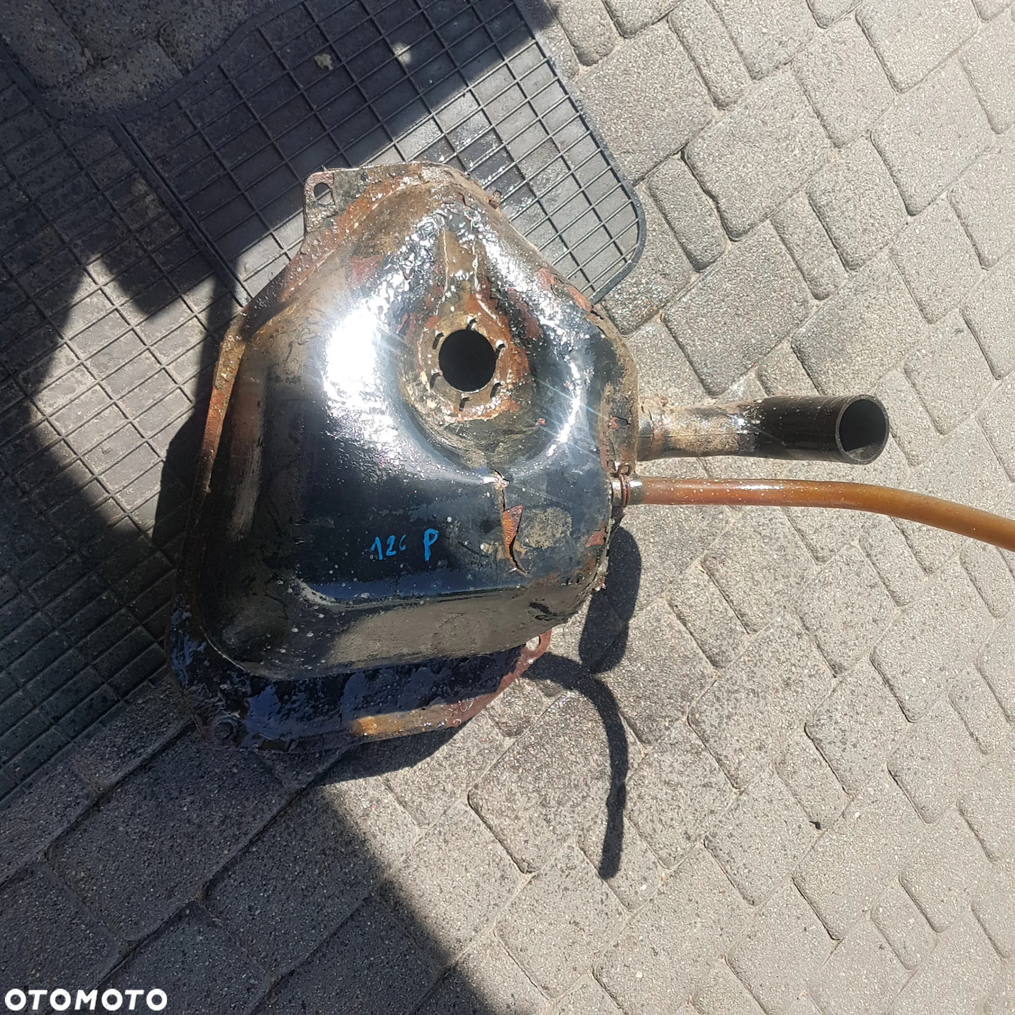 zbiornik bak pływak wskażnik wlew paliwa fiat 126 p 126p el oryginał - 12