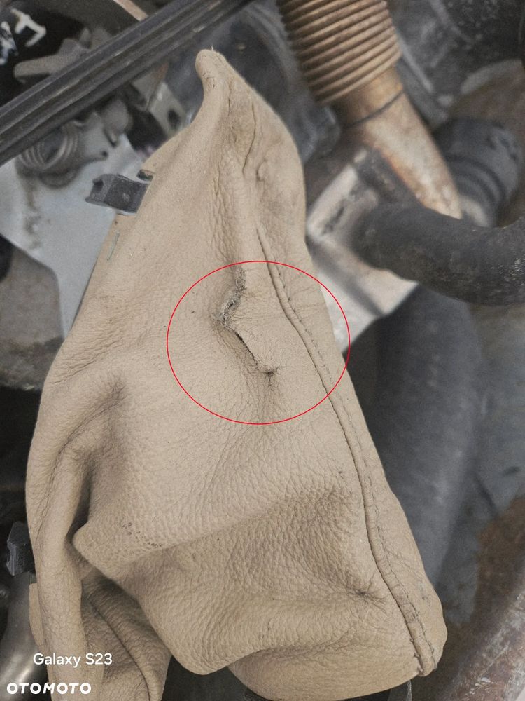 Dźwignia hamulca ręcznego mieszek BMW E60 E61 2006r 6770128 - 5