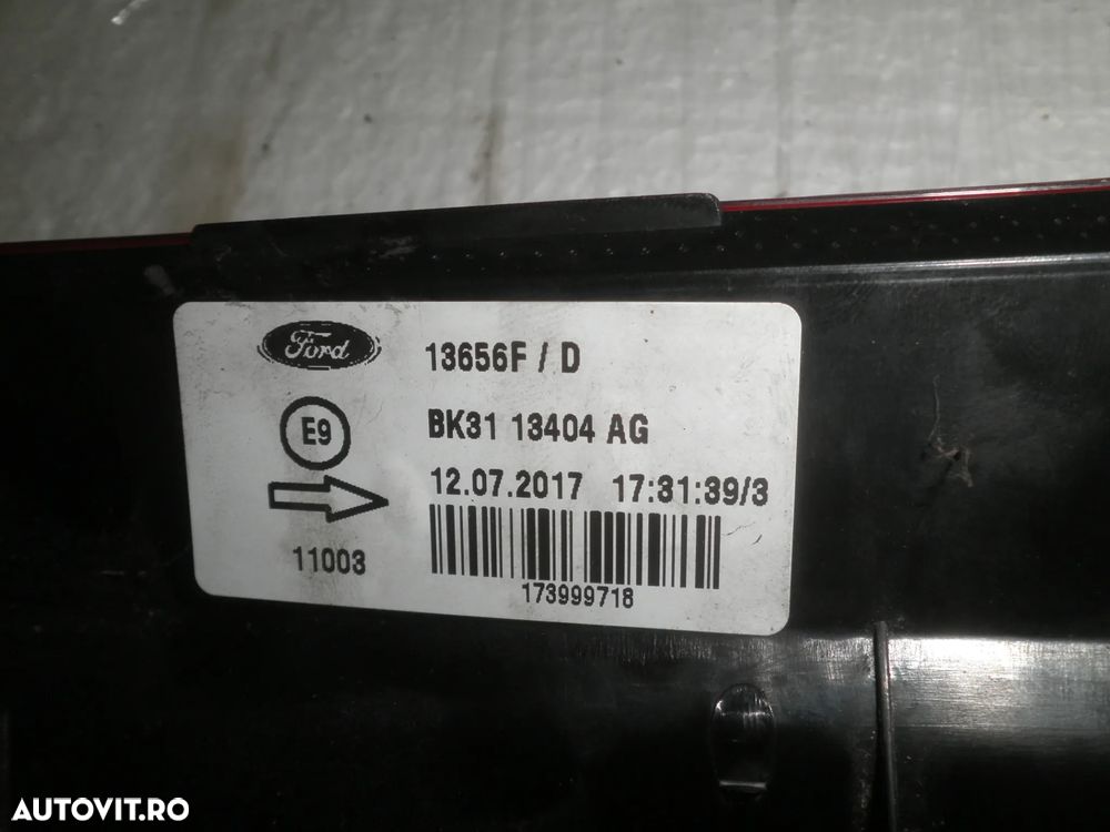 Stop / tripla dreapta Ford Transit Custom 2018 BK31-13404-AG BK3113404AG - 3