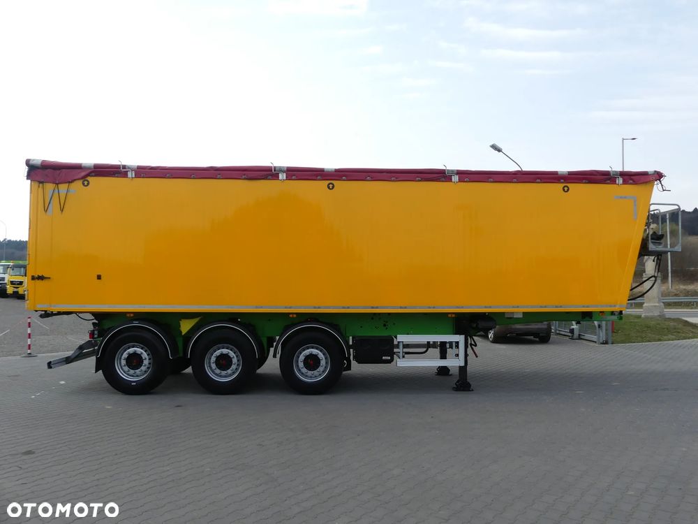 Mega WYWROTKA 50m3 / KLAPO DRZWI / 2 x SZYBER  / OŚ PODNOSZONA / - 9