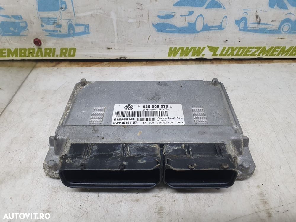 Calculator motor 03e906033L  5wp40194 Volkswagen VW Polo 4 9N [2001 - - 1